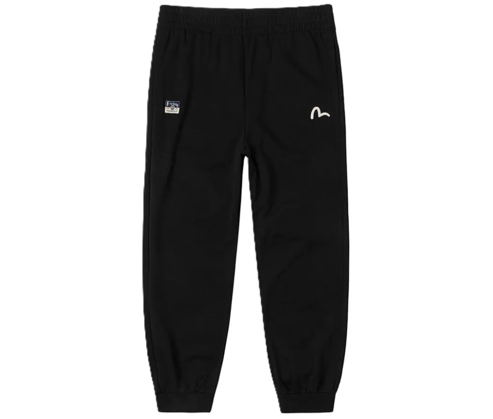 Quần Evisu Daruma and Wheel of Wisdom Daicock Print Sweatpants 'Black' 2EAHTM5SP1230STCT