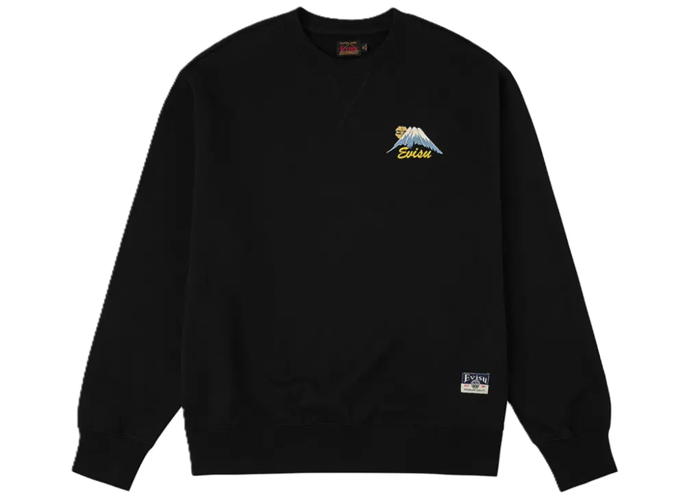 Áo Evisu Godhead Lion Dance Daicock Print Sweatshirt 'Black' 2EAHTM5SW1134LFCT