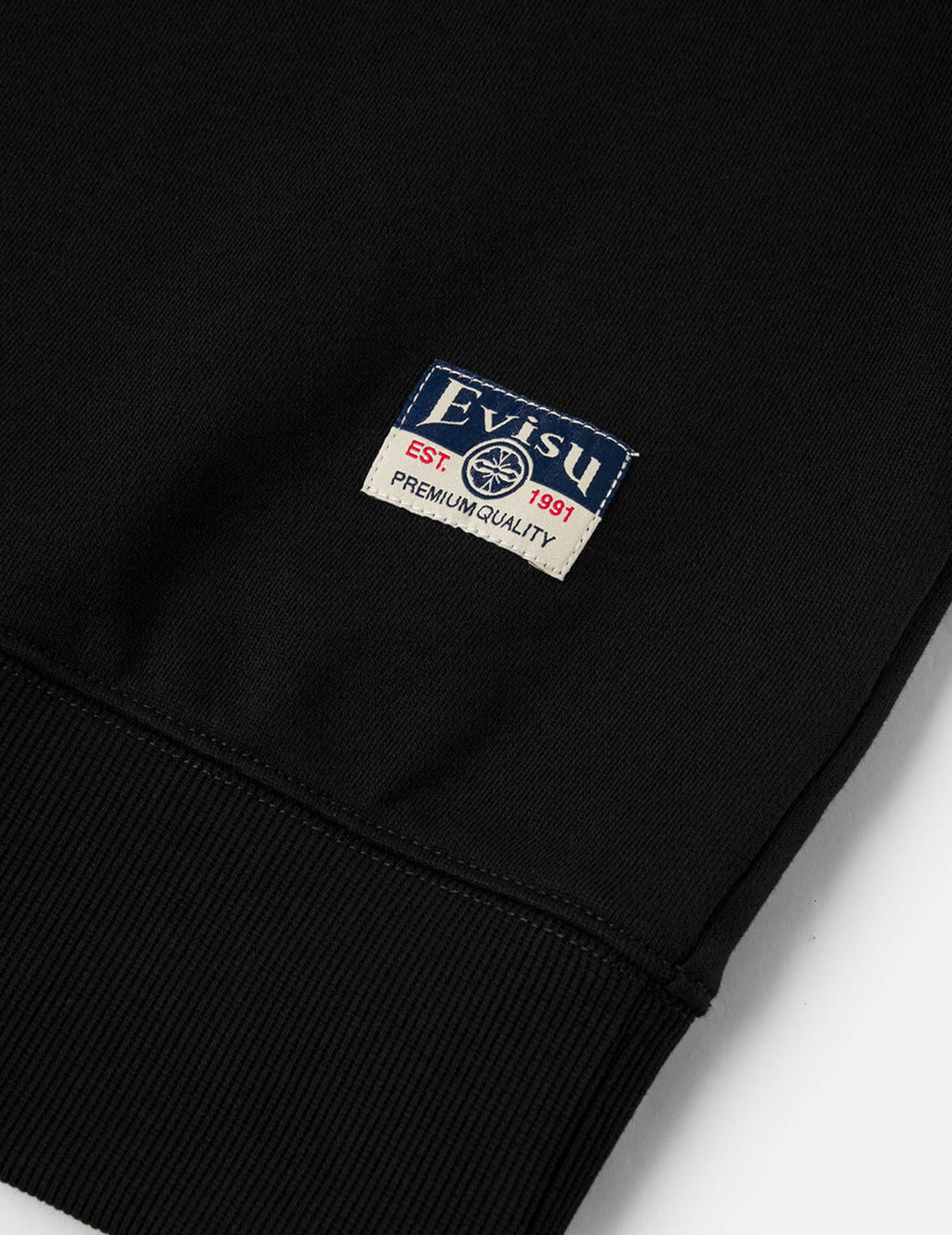 Áo Evisu Grateful Crane Foil Print Sweatshirt 'Black' 2EAHTM5SW1139RXCT - Ảnh 6