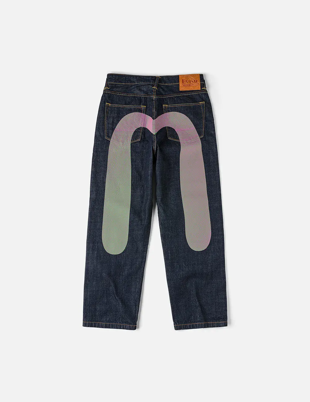 Alternative view of Quần Evisu x Icecream Daicock Jeans 'Indigo' 2EAICM5JE7033LFDN