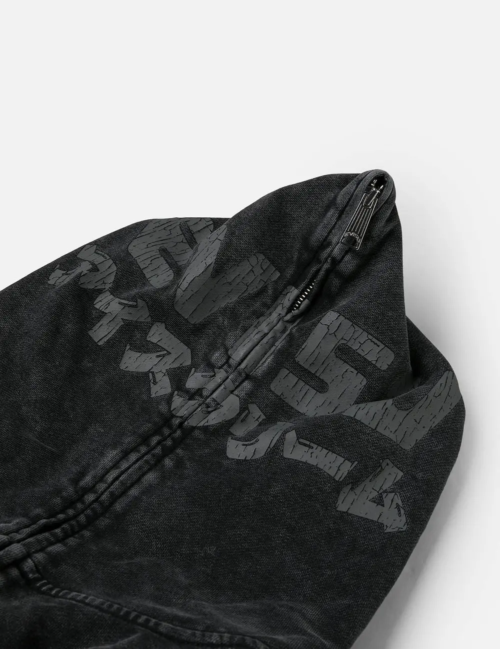 Áo Evisu x Icecream Seagull Zip-Up Hoodie 'Black' 2EAICM5SW7026OSCT - Ảnh 7
