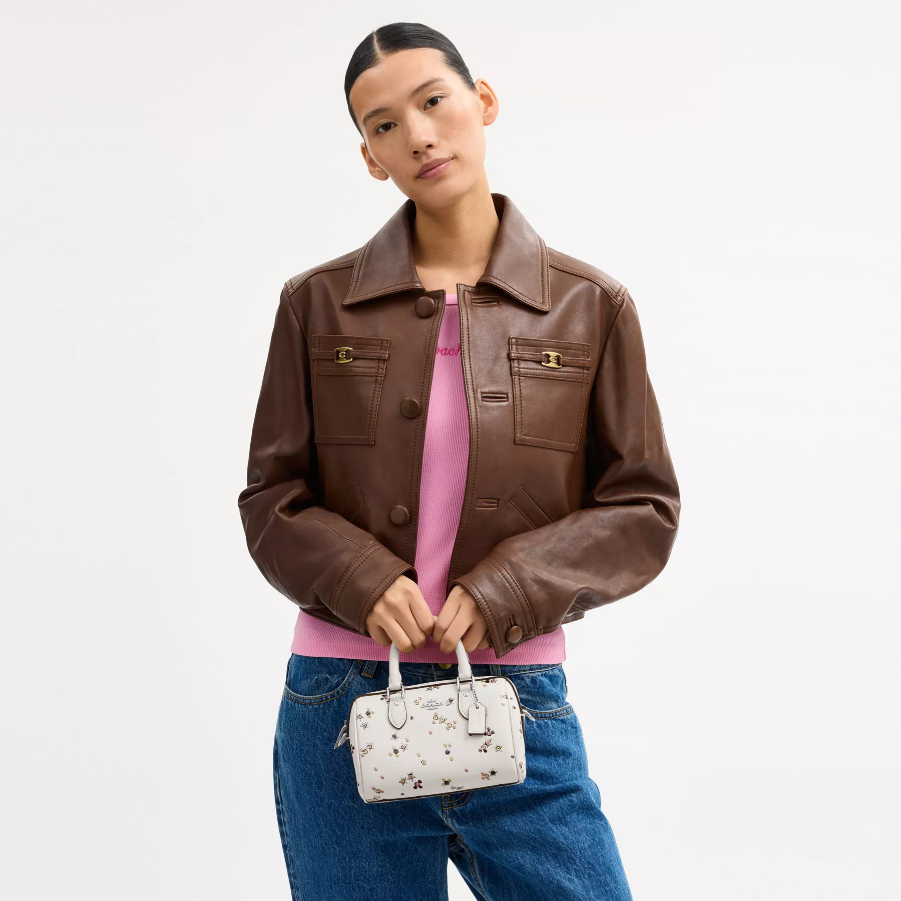 Túi Coach Rowan Crossbody ‘Black’ CCI68-SVCAH - Ảnh 7