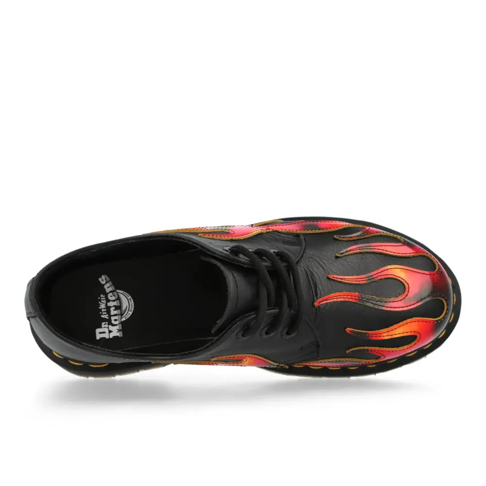 Giày Dr. Martens 1461 Leather Oxford ‘Black Flame’ 41604001 - Ảnh 2