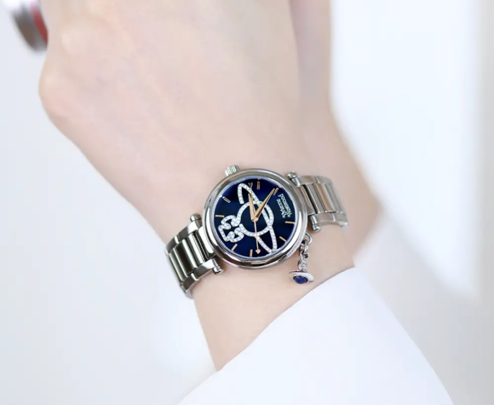 Đồng Hồ Nữ Vivienne Westwood Kensiston 'Navy' VV006DBLSL - Ảnh 3
