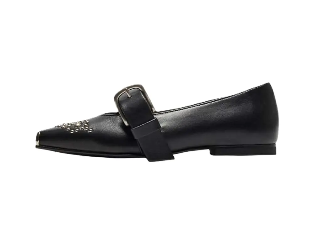 Giày Onitsuka Tiger Ballerina Studs 'Black' 1182a682-001 - Ảnh 5