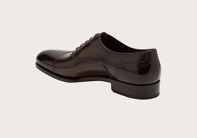 Alternative view of Giày Salvatore Ferragamo Gancini Oxford ‘Brown’ 02B169-695158