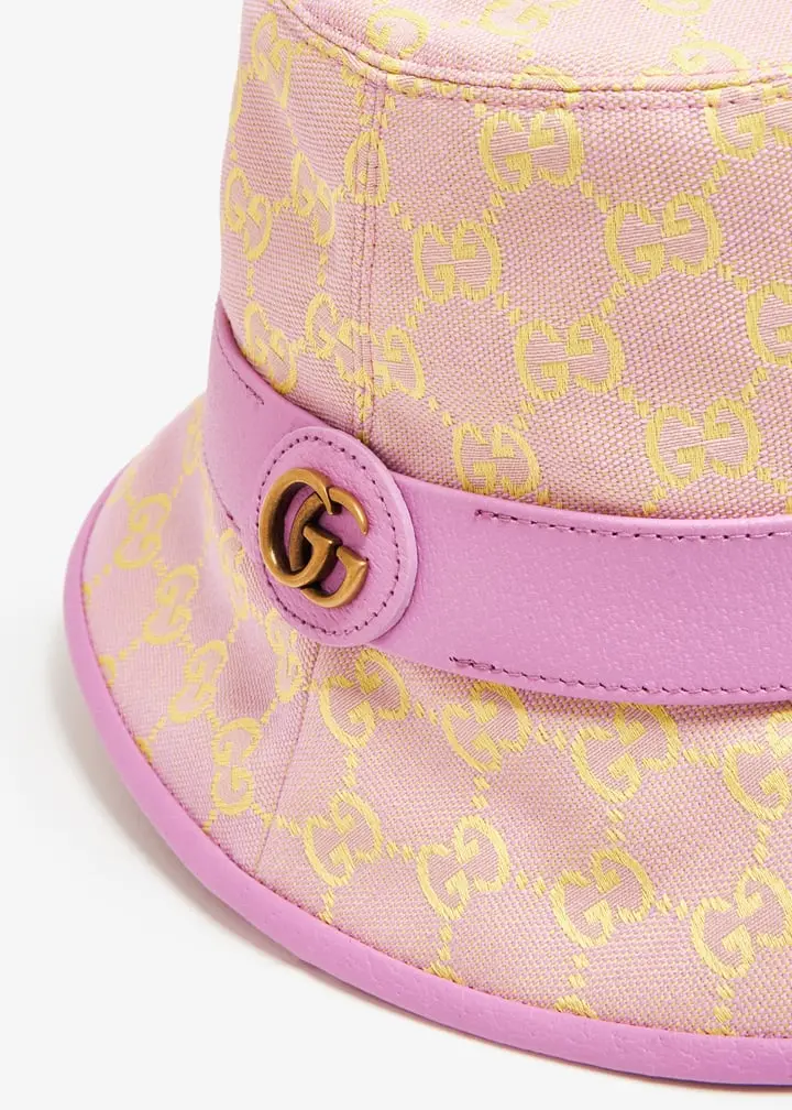 Mũ Gucci GG Canvas Bucket Hat 'Purple' 748476-4HG62-8772 - Ảnh 3