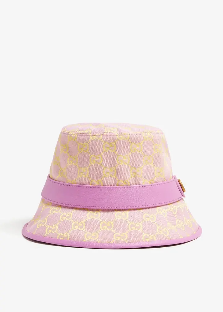 Alternative view of Mũ Gucci GG Canvas Bucket Hat 'Purple' 748476-4HG62-8772