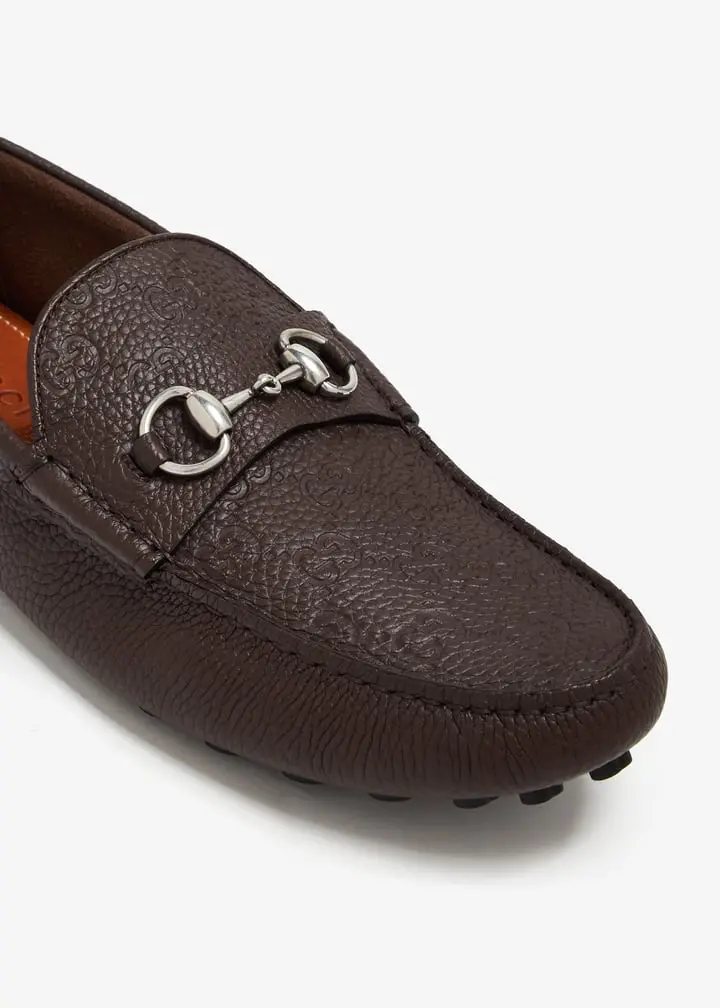 Giày Gucci Driver With Horsebit ‘Brown’ 765859-AADQ4-2140 - Ảnh 4