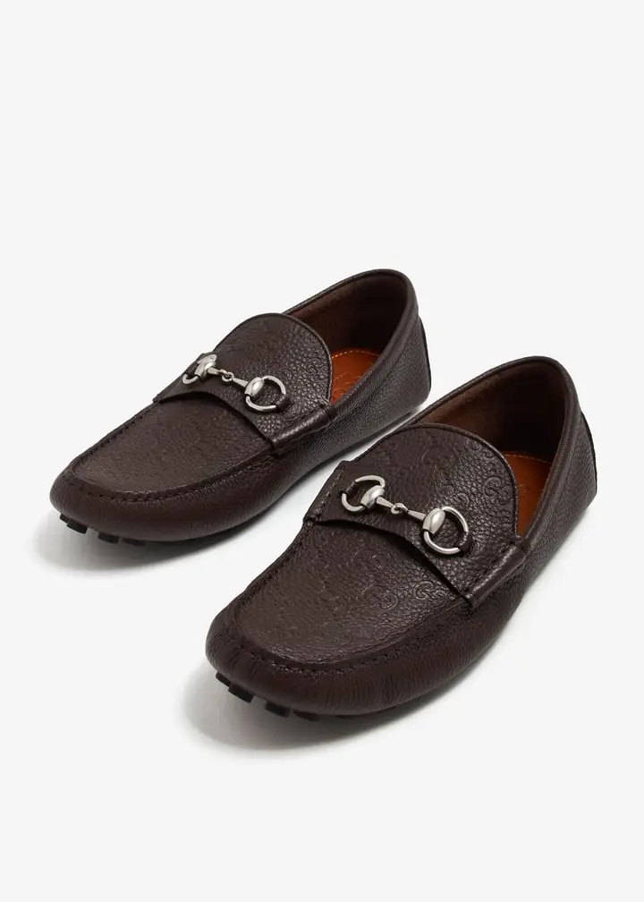 Alternative view of Giày Gucci Driver With Horsebit ‘Brown’ 765859-AADQ4-2140