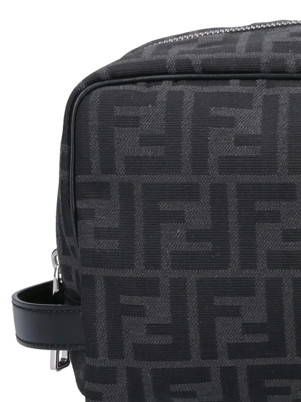 Túi Fendi FF Toiletry Case 'Black' 7N0141ALWKF1IKJ - Ảnh 2