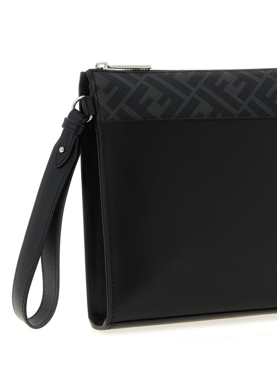 Alternative view of Túi Fendi FF Squared Clutch 'Black' 7VA491AJF0F0GXN