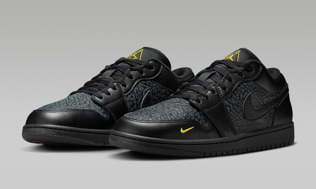 Giày Nike Air Jordan 1 Low ‘Black Elephant Print’ IM6568-010 - Ảnh 3