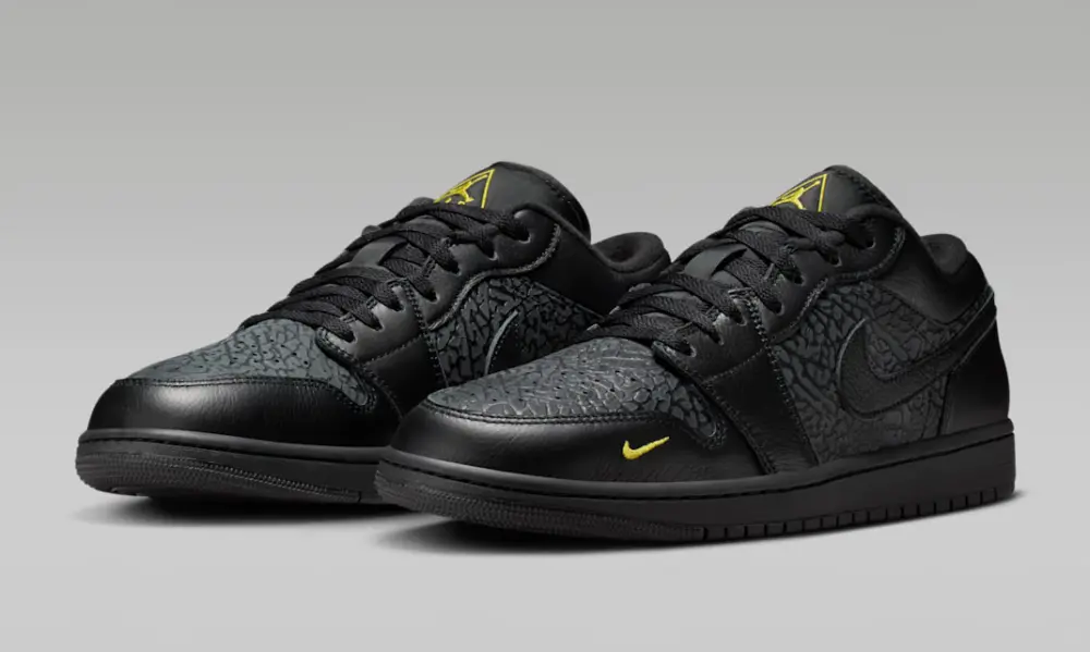 Giày Nike Air Jordan 1 Low ‘Black Elephant Print’ IM6568-010 - Ảnh 6