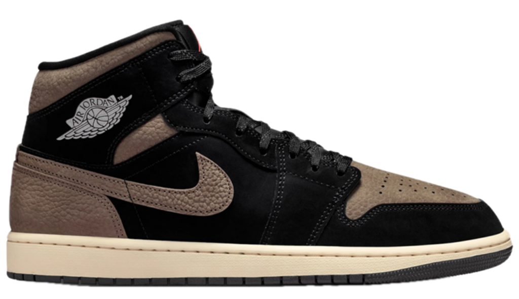 Giày Nike Air Jordan 1 Mid SE ‘Olive Grey’ IB7110-002
