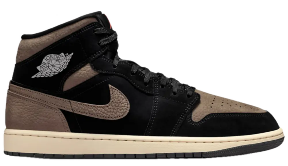 Giày Nike Air Jordan 1 Mid SE ‘Olive Grey’ IB7110-002
