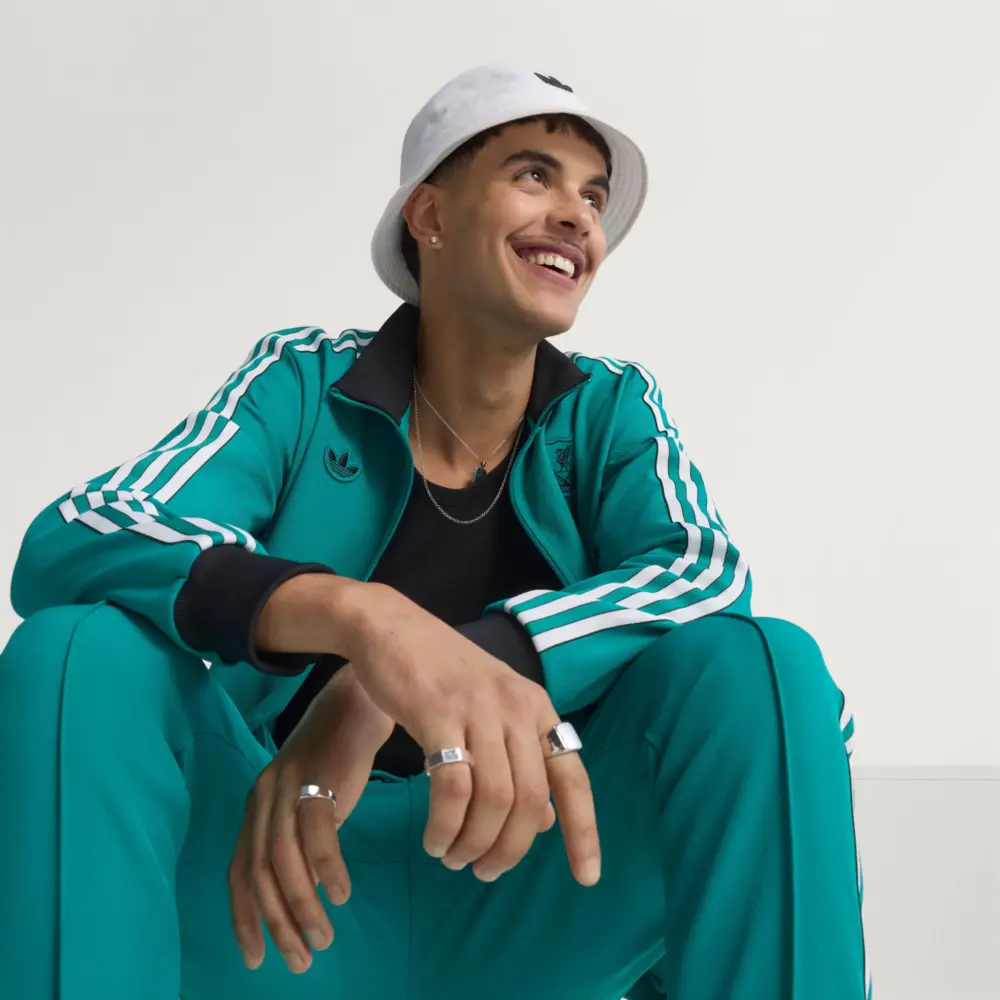 Áo Adidas Track Top Liverpool ‘Sea Green’ JW5464 - Ảnh 4