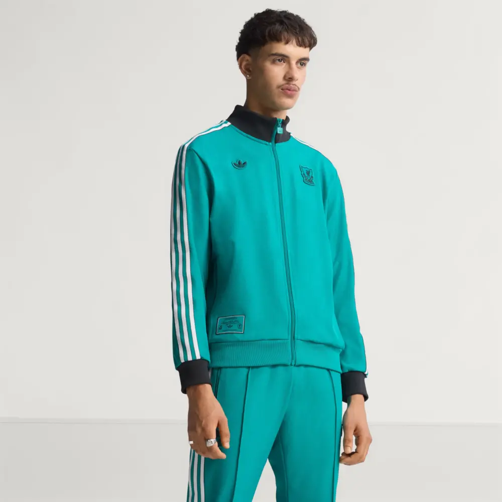 Alternative view of Áo Adidas Track Top Liverpool ‘Sea Green’ JW5464