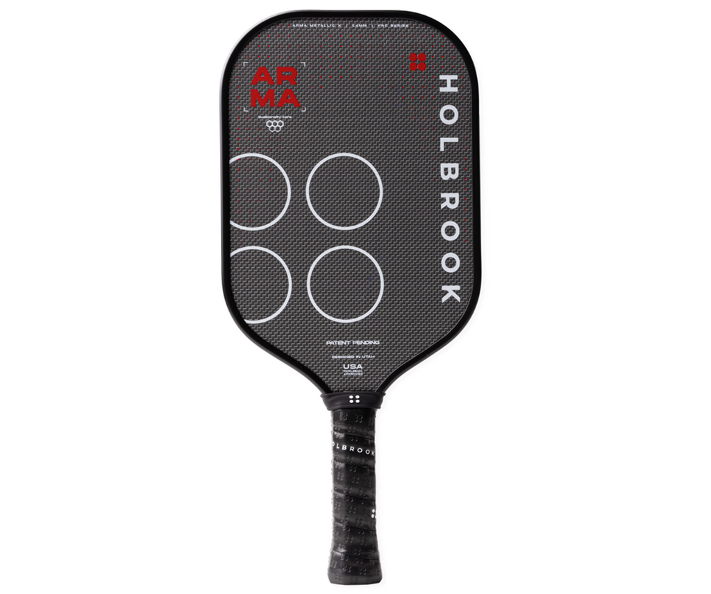 Vợt Pickleball Holbrook Arma X Metallic 14mm ‘Black’
