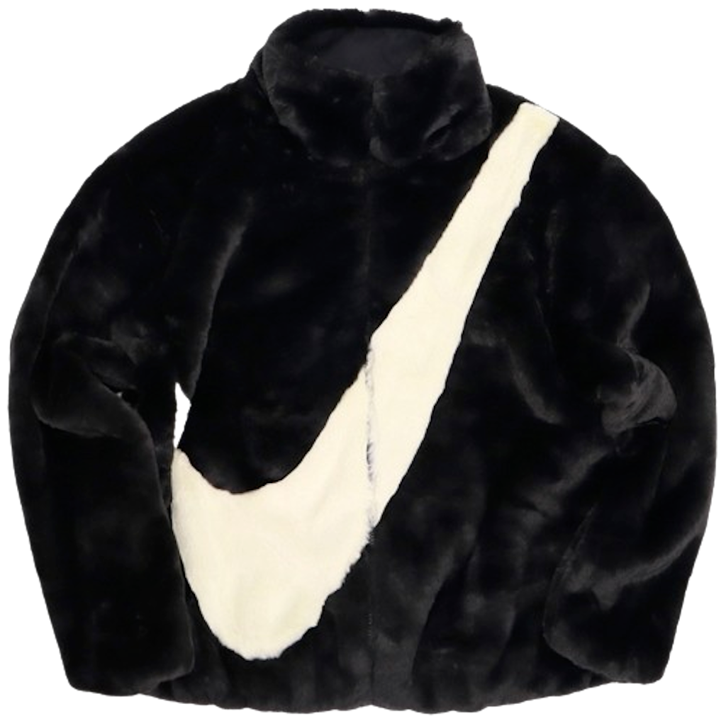 Áo Nike Sportswear Faux Fur Jacket ‘Black’ DO3792-010