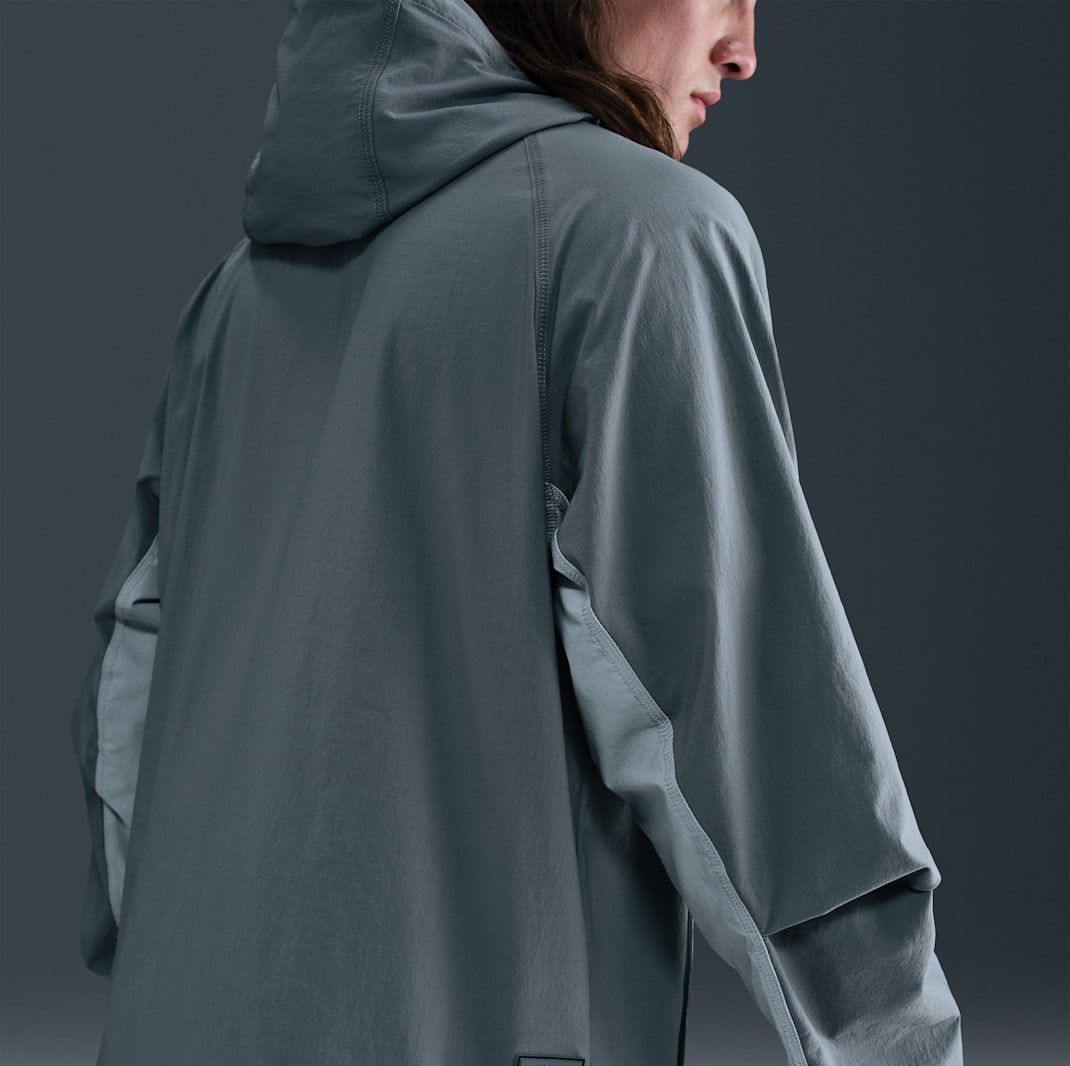 Áo Nike F.C. Barcelona Tech Windrunner Jacket ‘Smoke Grey’ HM4234-084 - Ảnh 5