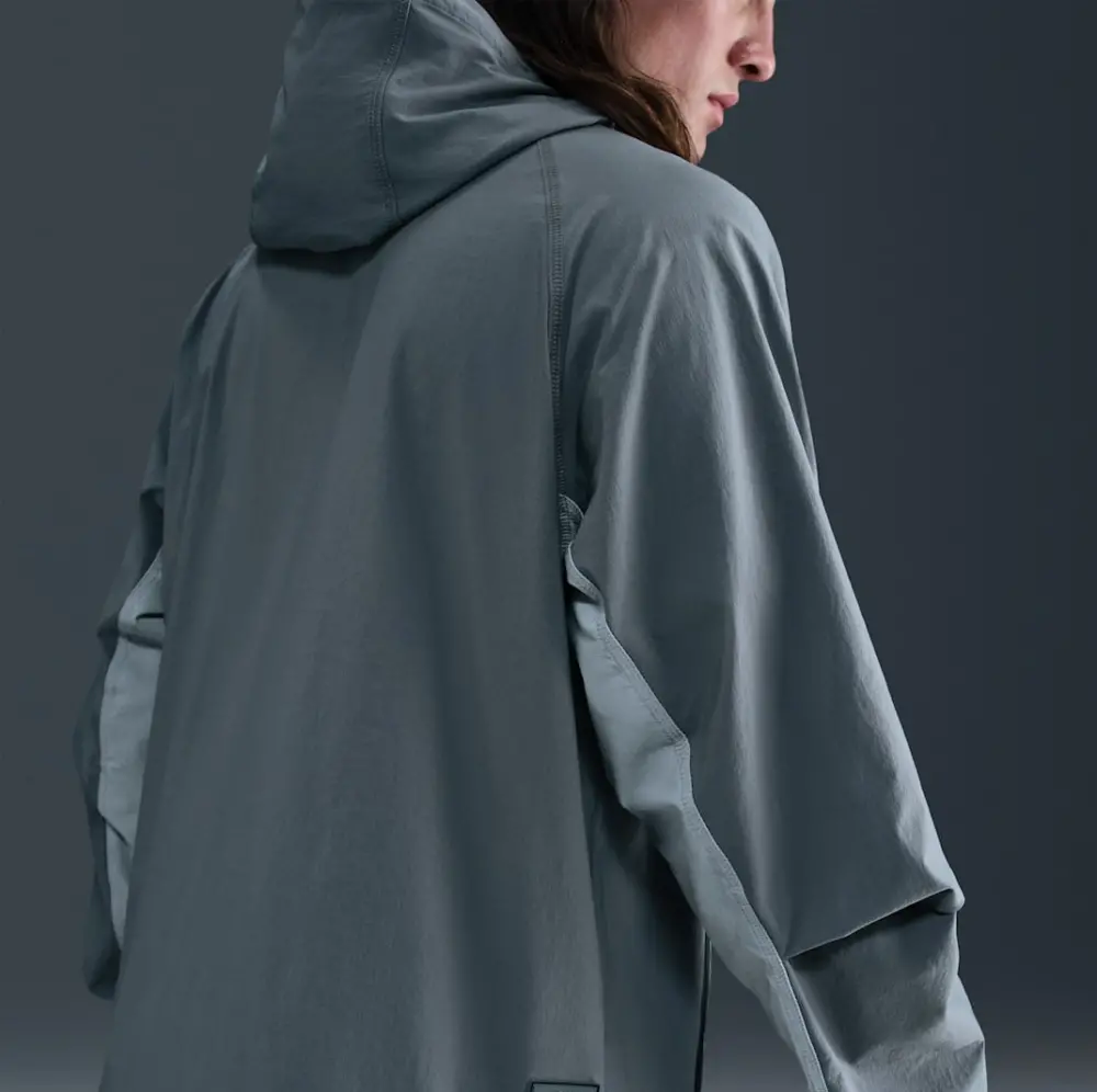 Áo Nike F.C. Barcelona Tech Windrunner Jacket ‘Smoke Grey’ HM4234-084 - Ảnh 5