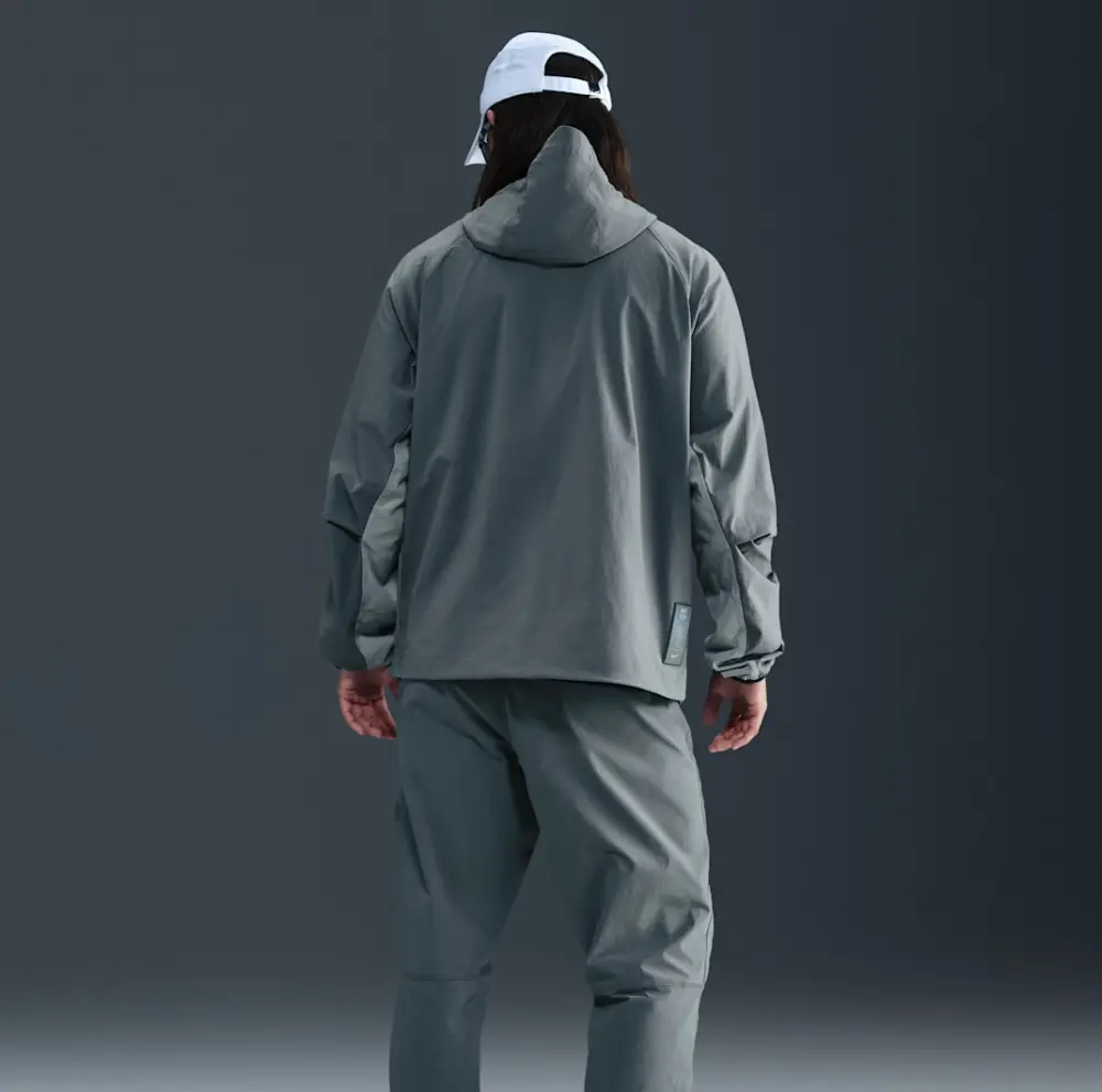 Áo Nike F.C. Barcelona Tech Windrunner Jacket ‘Smoke Grey’ HM4234-084 - Ảnh 3