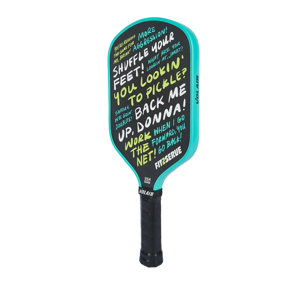 Alternative view of Vợt Pickleball Volair Fit 1 Limited Edition 16mm ‘Black Blue’