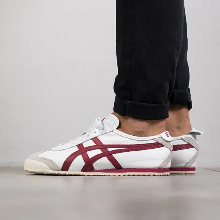 Giày Onitsuka Tiger Mexico 66 ‘White Burgundy’ D4J2L-0125 - Ảnh 4