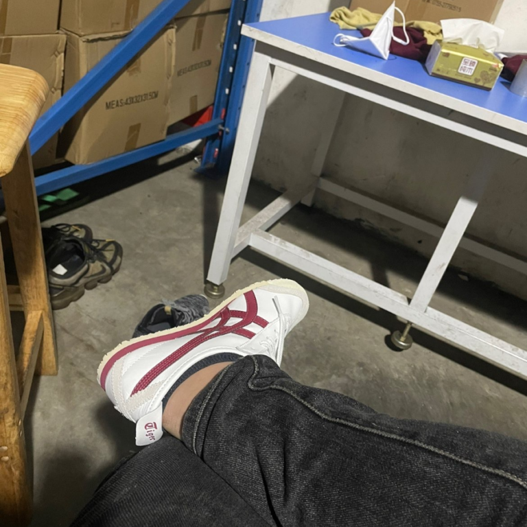 Alternative view of Giày Onitsuka Tiger Mexico 66 ‘White Burgundy’ D4J2L-0125