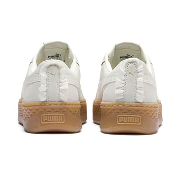 Giày Puma Smash Platform Frill ‘White Gold’ 366928-04 - Ảnh 5
