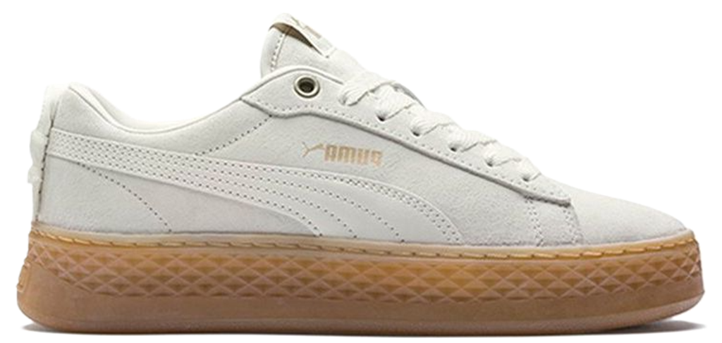 Giày Puma Smash Platform Frill ‘White Gold’ 366928-04