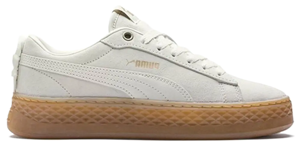 Giày Puma Smash Platform Frill ‘White Gold’ 366928-04