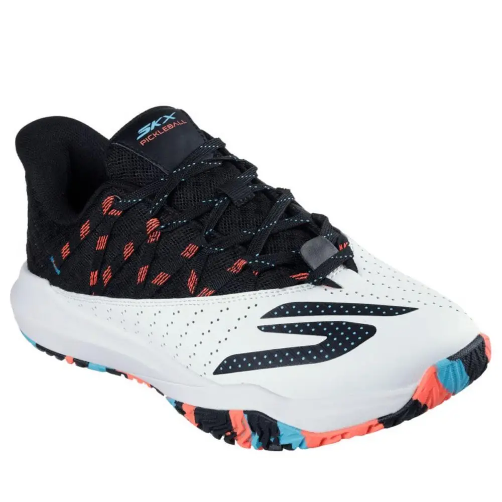 Giày Skechers Viper Court Rally ‘White Black’ 246110C-WPLB - Ảnh 3