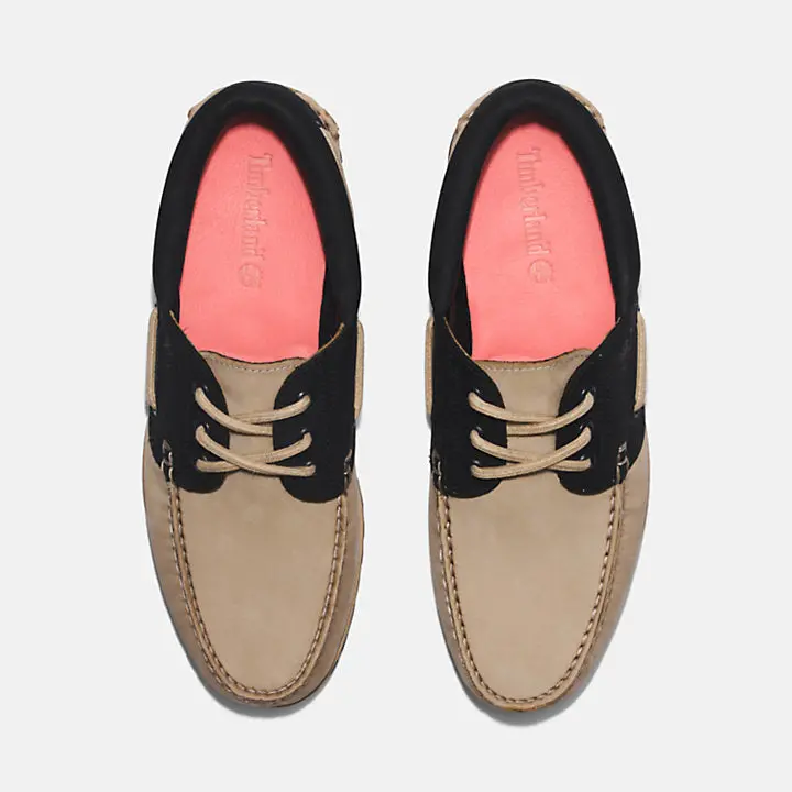 Giày Timberland 3-Eye Lug Handsewn Boat Shoes ‘Grey’ A5RH8 - Ảnh 3