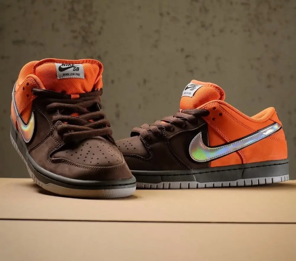 Giày Nike SB Dunk Low Pro 'Safety Orange' IR1888-800 - Ảnh 3