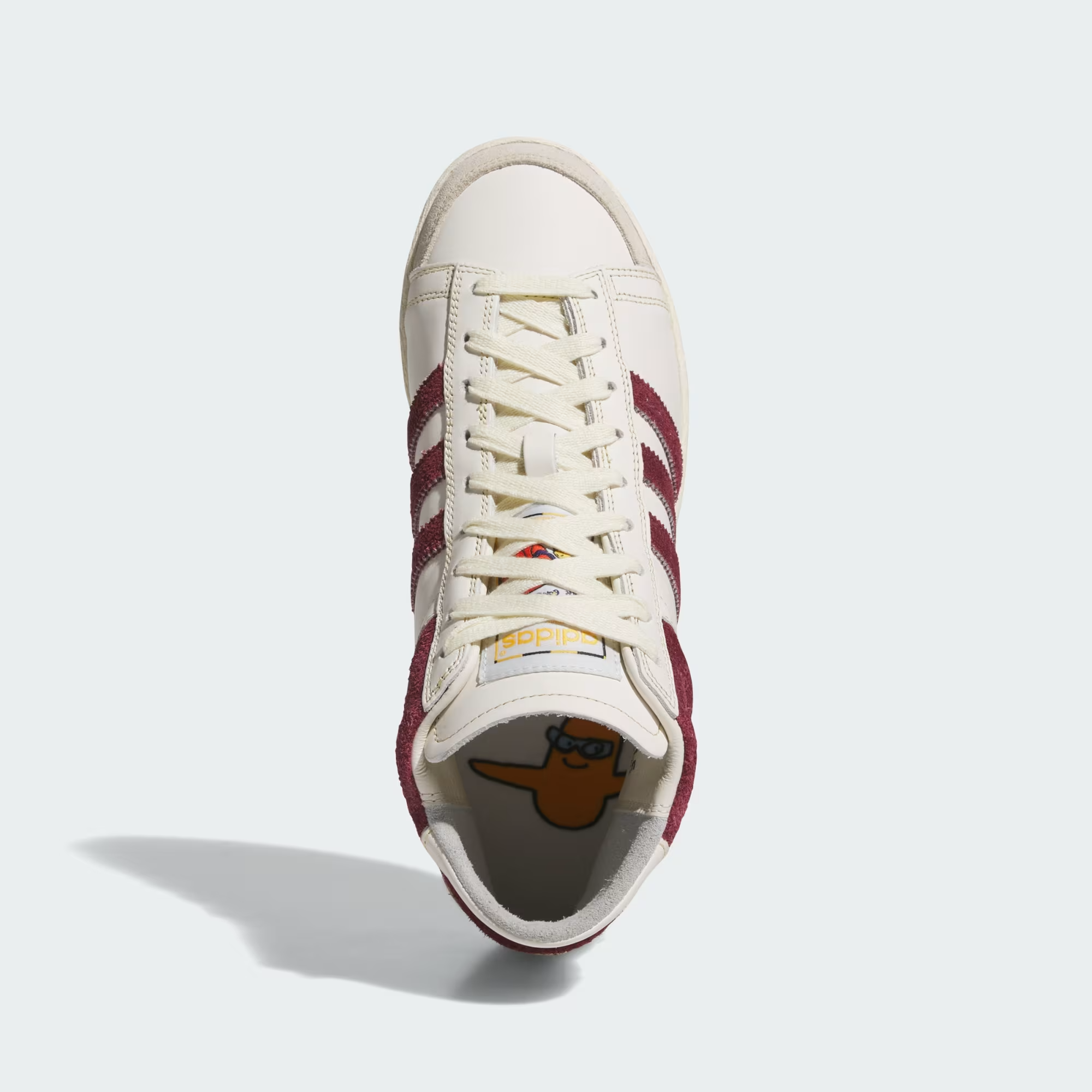 Giày Adidas Jabbar Hi X Mark Gonzales ‘Chalk White’ JR4891 - Ảnh 4