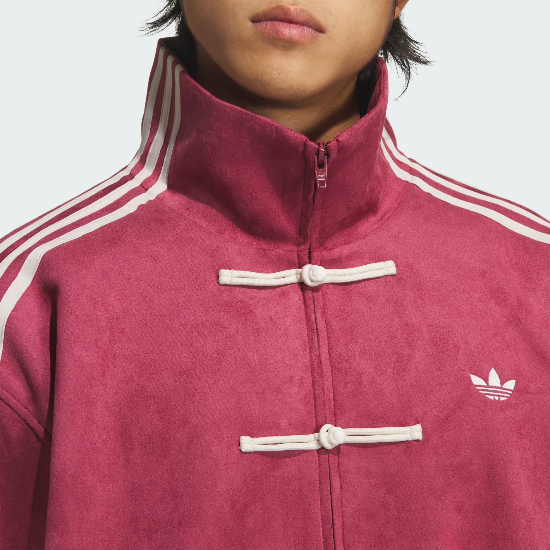 Áo Adidas Originals CTT Chinese Track Casual Jacket ‘Burgundy’ KR0294 - Ảnh 5