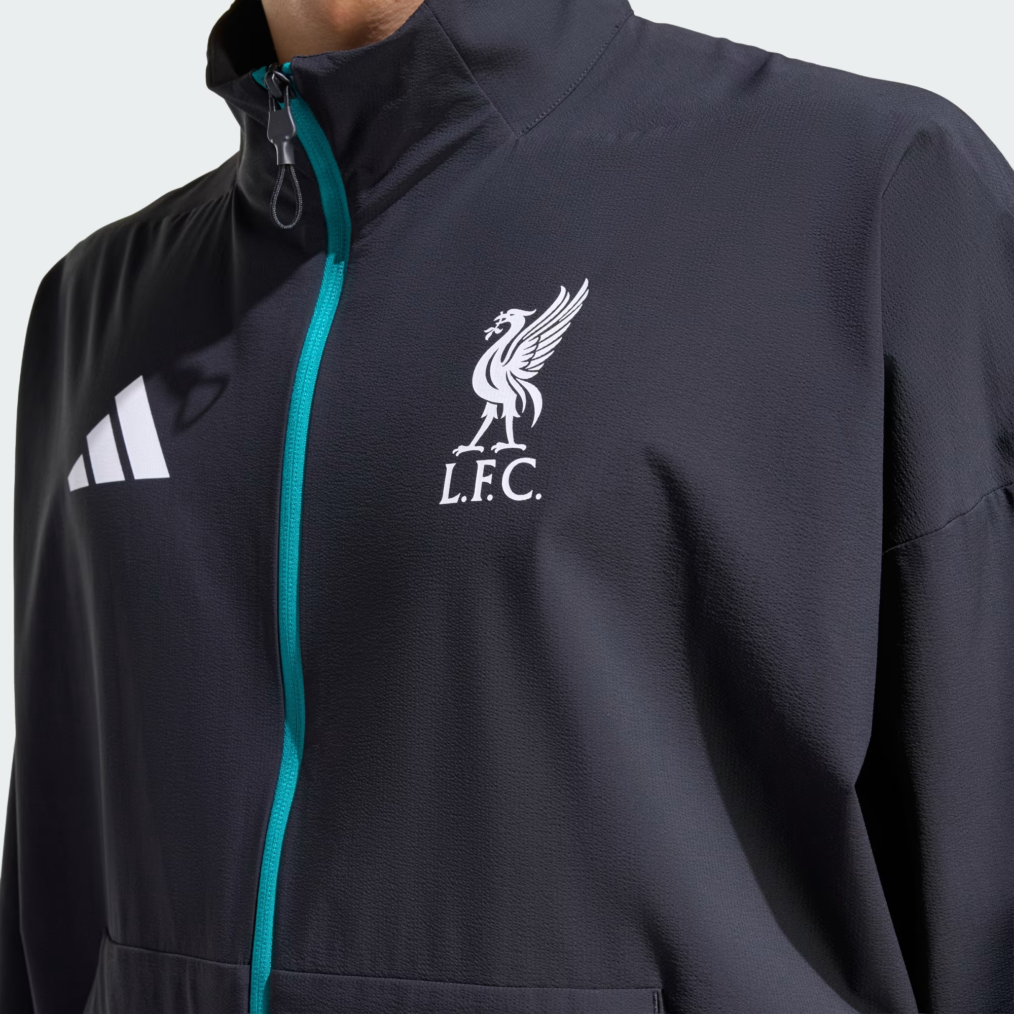 Alternative view of Áo Adidas Liverpool FC Z.N.E. Anthem Jacket ‘Black’ JZ0138
