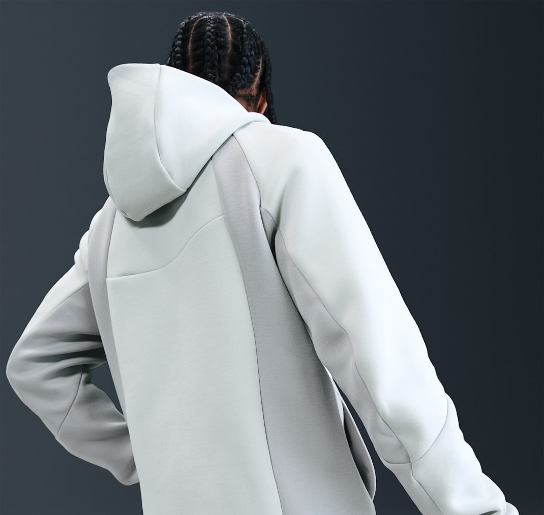 Áo Nike Tech Fleece Windrunner Jacket ‘Light Silver’ IF1325-034 - Ảnh 5