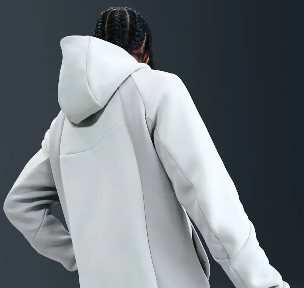Áo Nike Tech Fleece Windrunner Jacket ‘Light Silver’ IF1325-034 - Ảnh 5