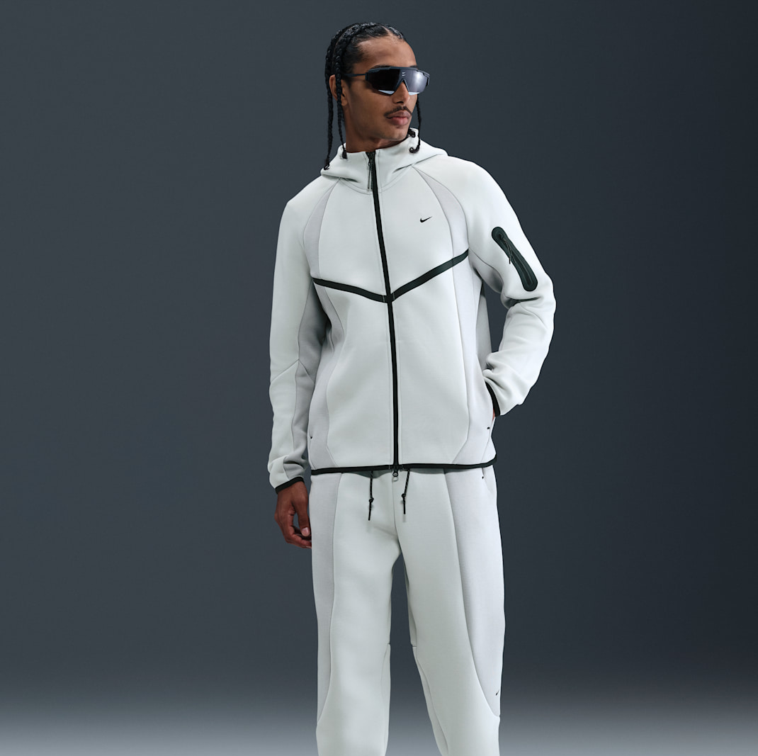 Alternative view of Áo Nike Tech Fleece Windrunner Jacket ‘Light Silver’ IF1325-034