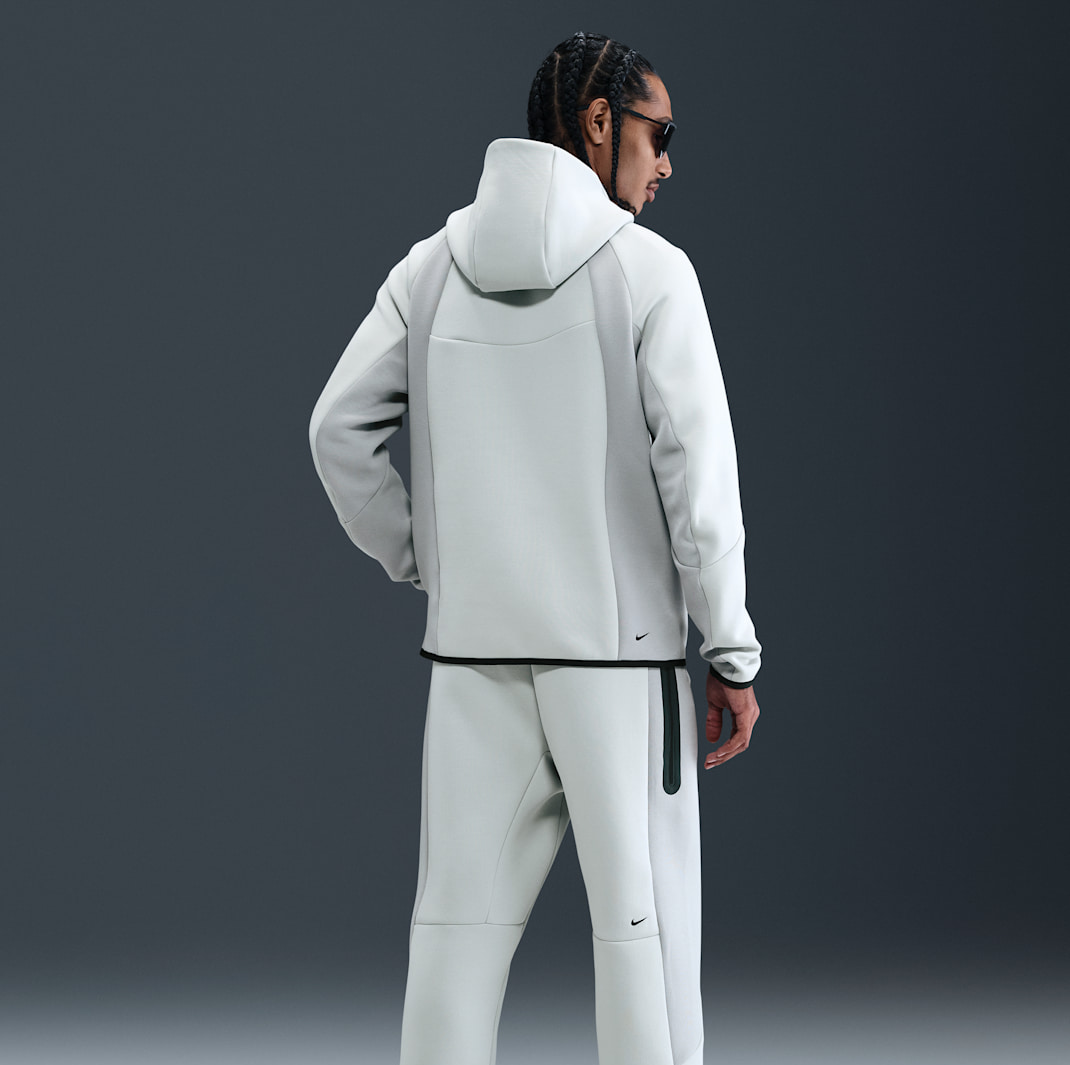 Áo Nike Tech Fleece Windrunner Jacket ‘Light Silver’ IF1325-034 - Ảnh 3