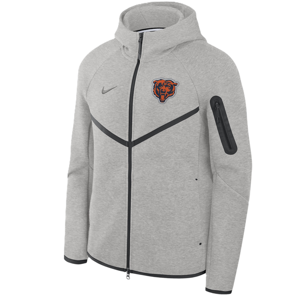 Áo Nike Chicago Bears Tech Fleece Windrunner Jacket ‘Dark Grey’ 05L4086N7Q-J35