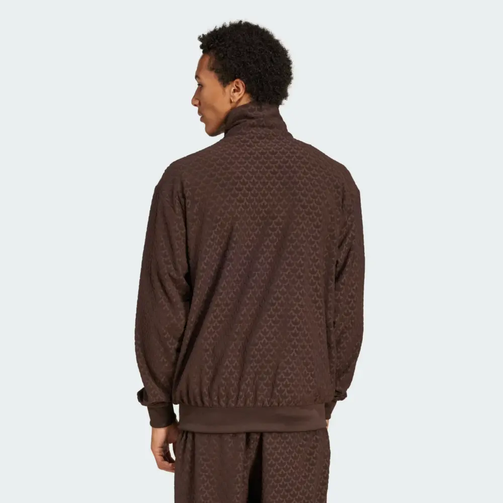 Áo Adidas Originals Monogram ‘Dark Brown’ JP4419 - Ảnh 3