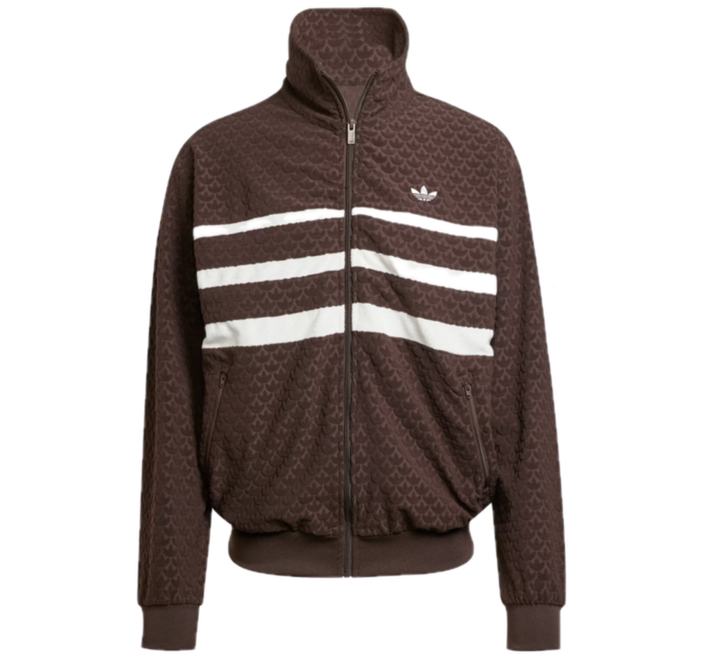 Áo Adidas Originals Monogram ‘Dark Brown’ JP4419