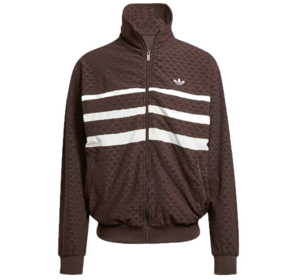 Áo Adidas Originals Monogram ‘Dark Brown’ JP4419
