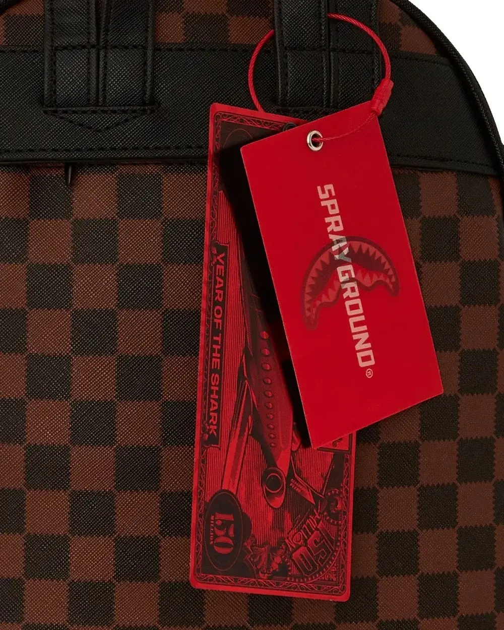 Balo Sprayground Sawtooth Sharks In Paris Savage ‘Brown’ 910B7833NSZ - Ảnh 5