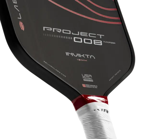 Vợt Pickleball Selkirk LABS Project 008 Invikta ‘Black Red’ - Ảnh 3