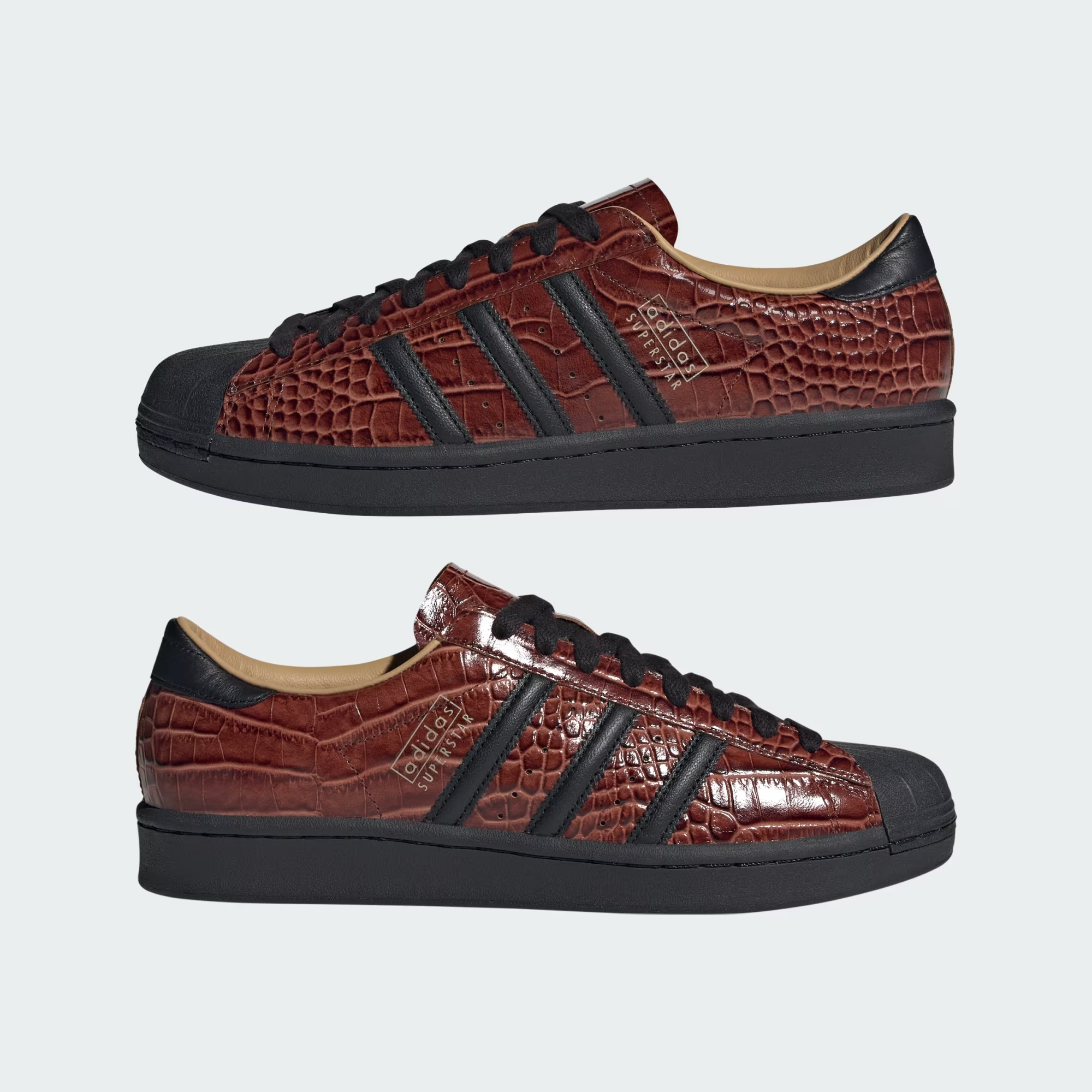 Alternative view of Giày adidas Superstar Vintage 'Fox Brown' JQ3258